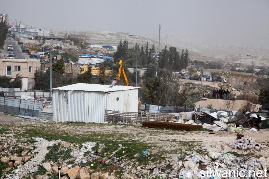 هدم مصادرة معمل حجر طور (4)