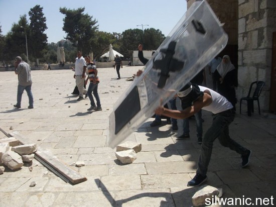 مواجهات الاقصى سواتر